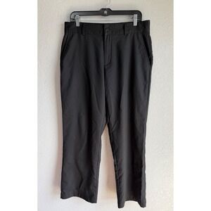 Adidas Climalite Mens Golf Pants Black 32x30 Flat Front Performance Trousers